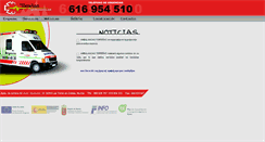 Desktop Screenshot of ambulanciastorrenas.com